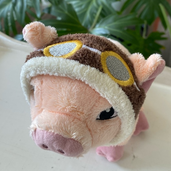 Compendium Flying Aviation Pig Plush Toy Stuffed Animal - Picture 3 of 12